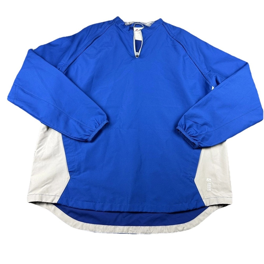 Majestic Coolbase Training Pullover Youth  XL 1/4 Zip Sleeves Pocket Baseball